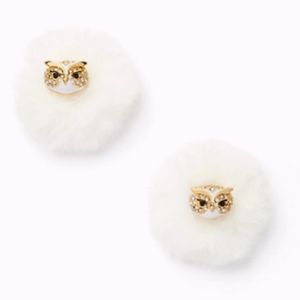 Nwt Kate Spade Star Bright Reversible Owl Earrings